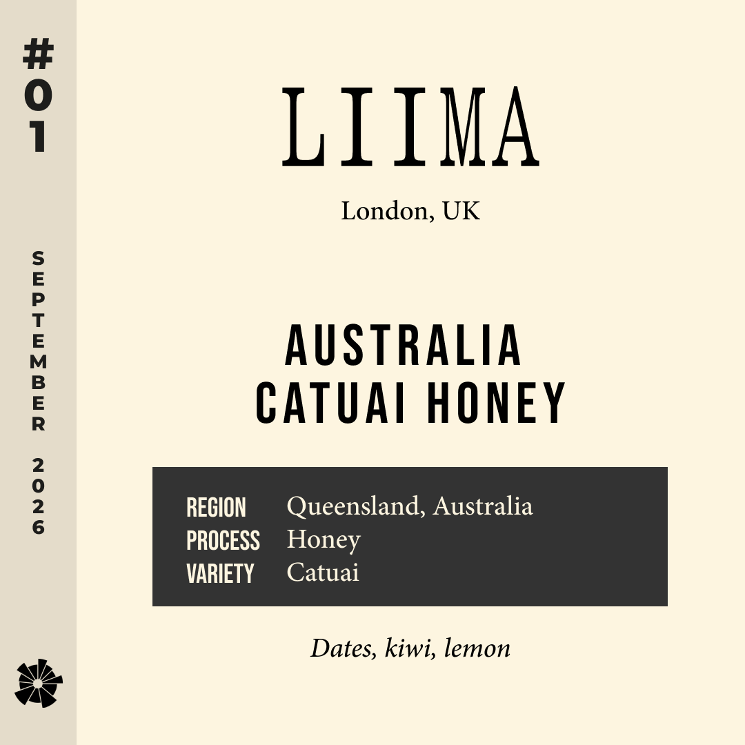 26/09 #01 Australia Catuai Honey - Liima Coffee