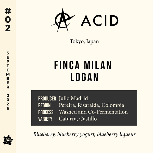 26/09 #02 Finca Milan Logan - acid coffee