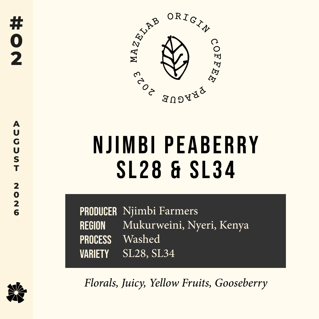 26/08 #02 Njimbi Peaberry SL28 & SL34 - Mazelab Coffee