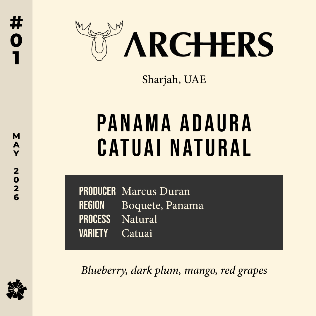 26/05 #01 Panama Adaura Catuai Natural - Archers