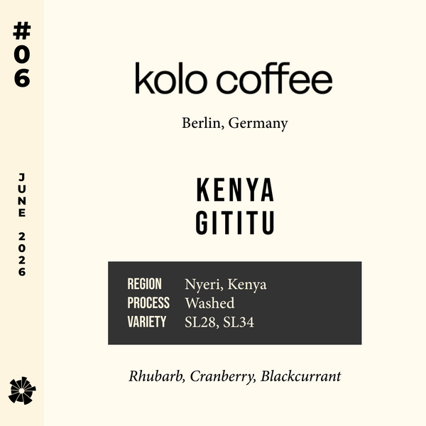 26/06 #06 Kenya Gititu - Kolo