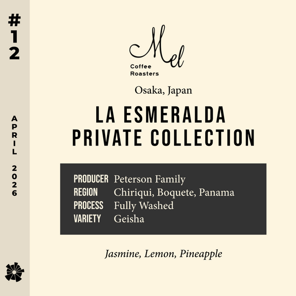 26/04 #12 La Esmeralda Private Collection Geisha Fully Washed - Mel (100g)