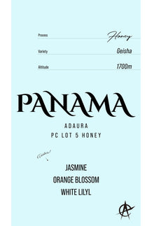 acid coffee Adaura PC Lot 5 Geisha Honey — Panama