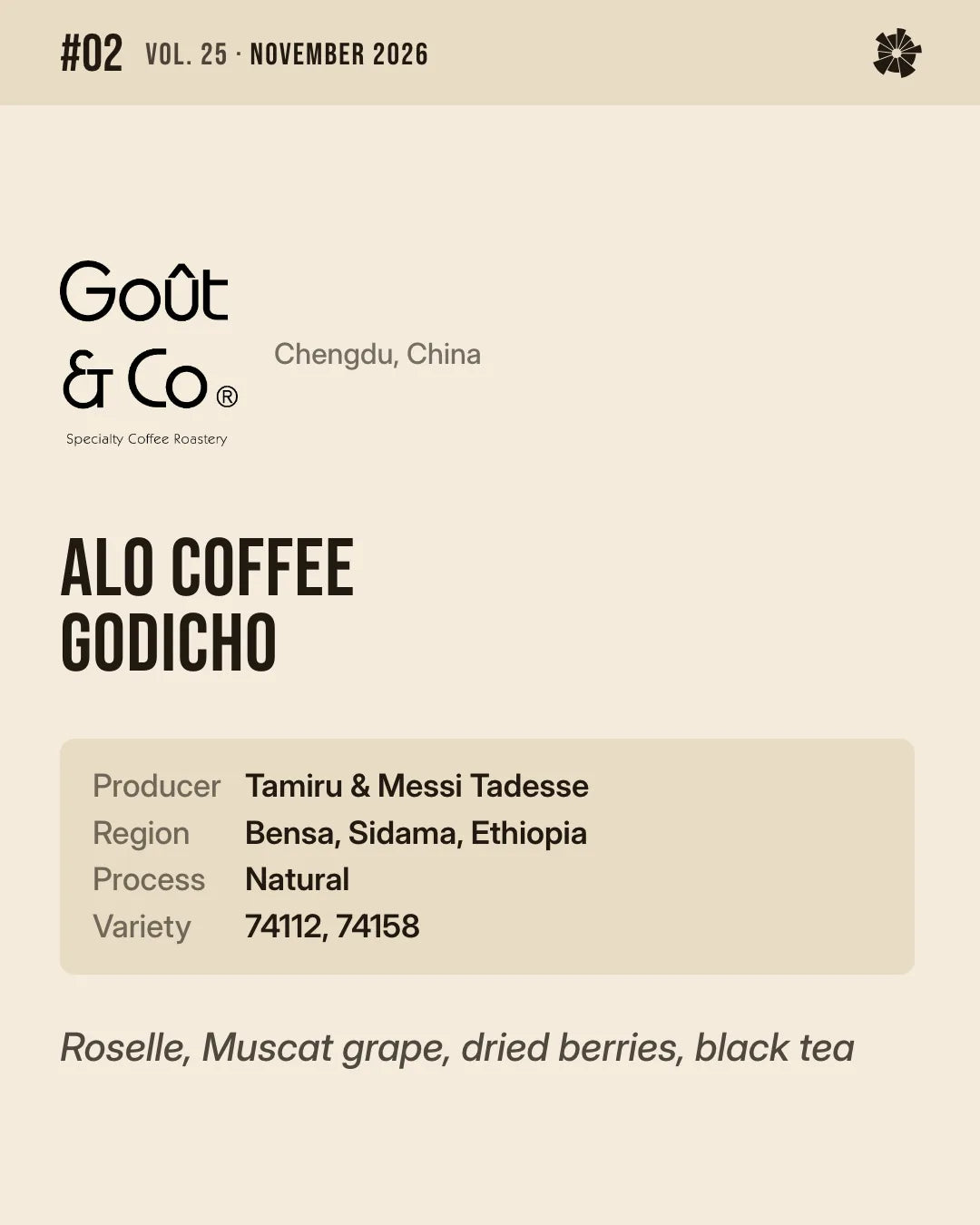 #02 Goût & Co (Chengdu, China) — Alo Coffee Godicho